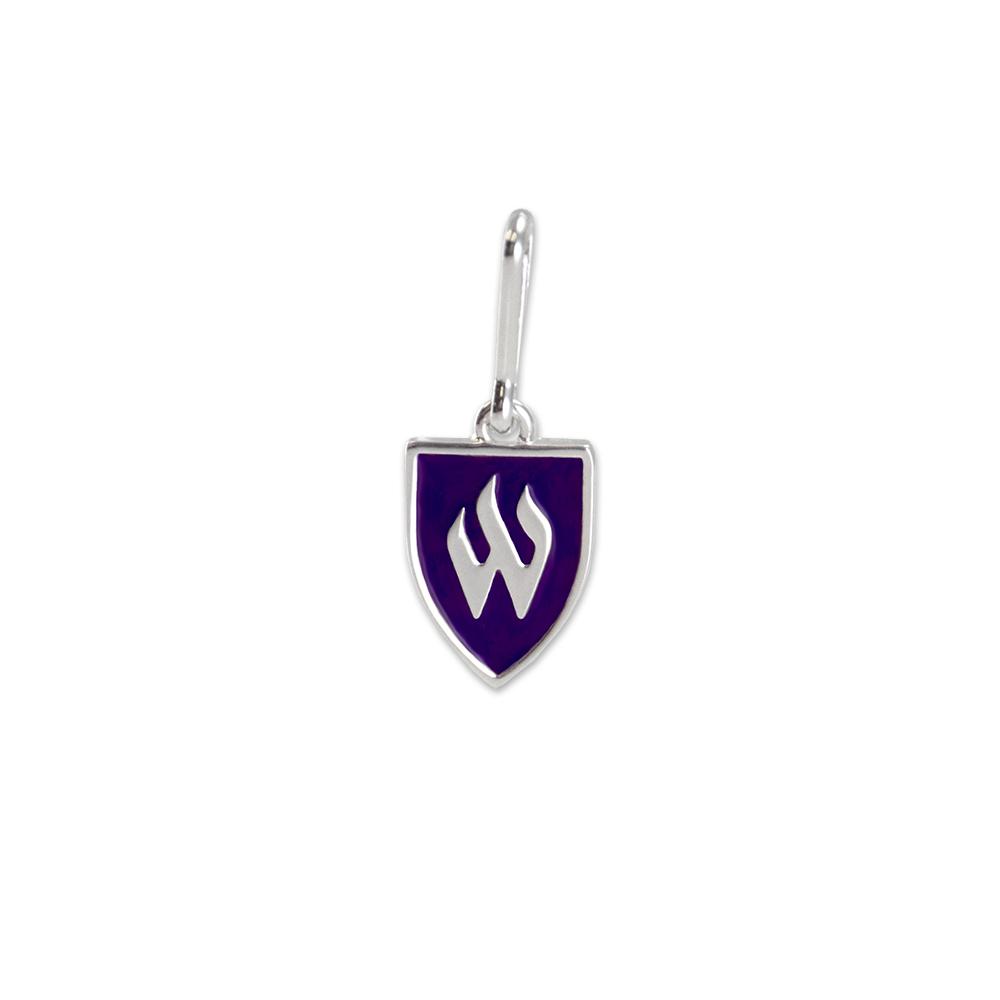Weber State Wildcat Zipper Pull featuring the official logo, perfect for jackets and backpacks.