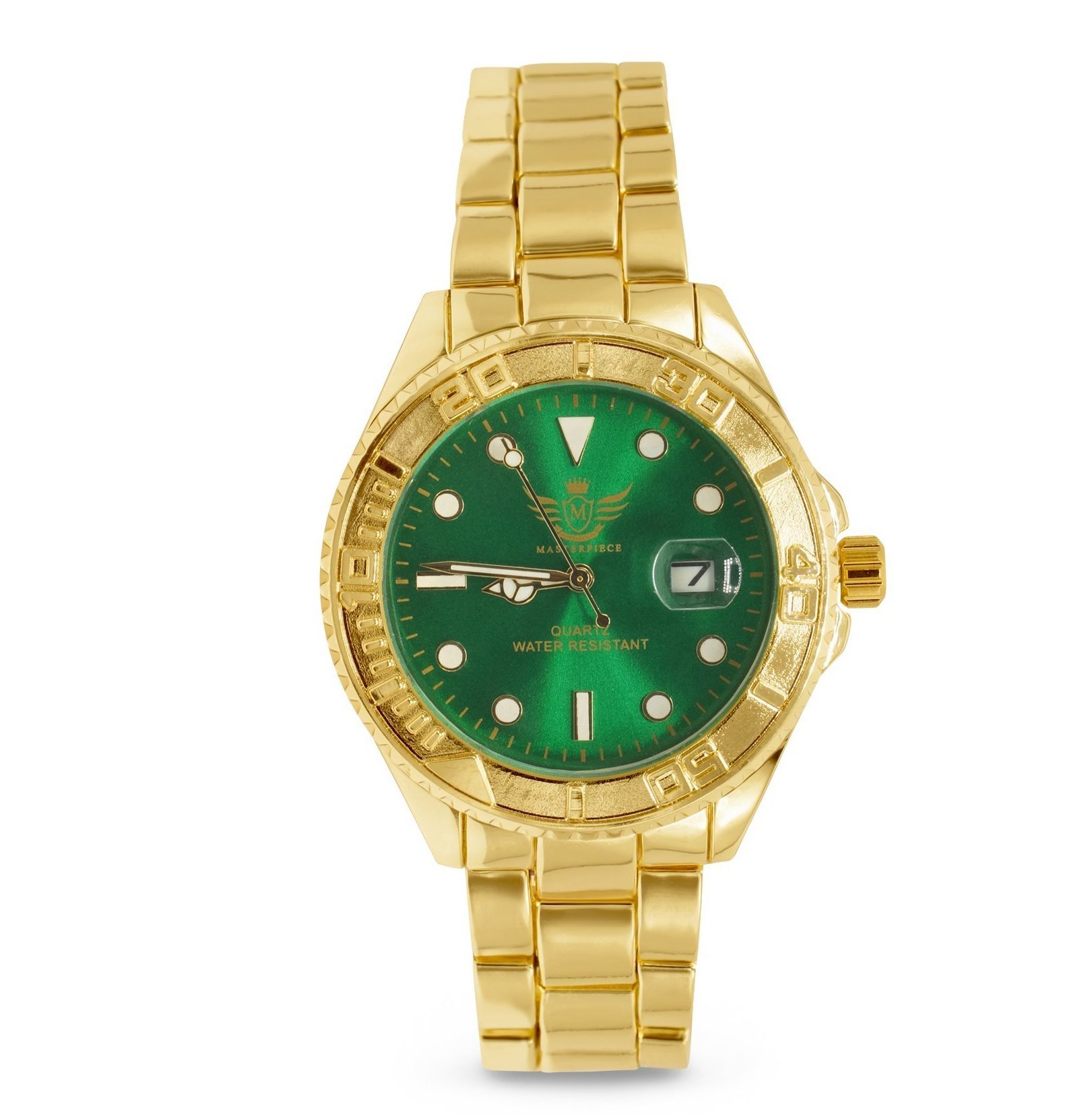 YACHT Classic Metal watch featuring a rugged design, rhinestone accents, and a uni-directional diver bezel.