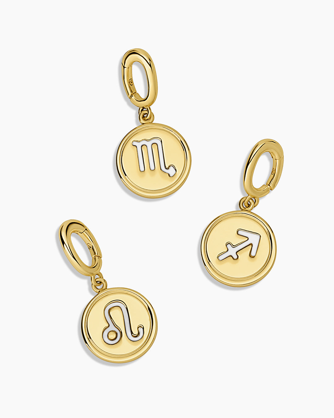 Zodiac Parker Charm showcasing astrological sign design with high-quality finish.