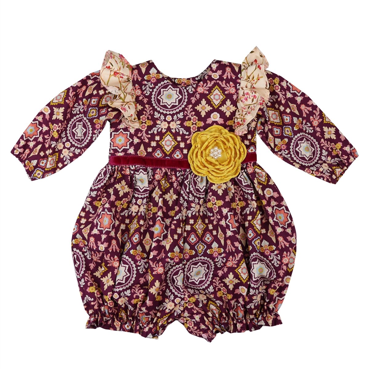 A bottle of Cranberry Garden Bubble with a vibrant cranberry design, showcasing its luxurious bubble bath formula.