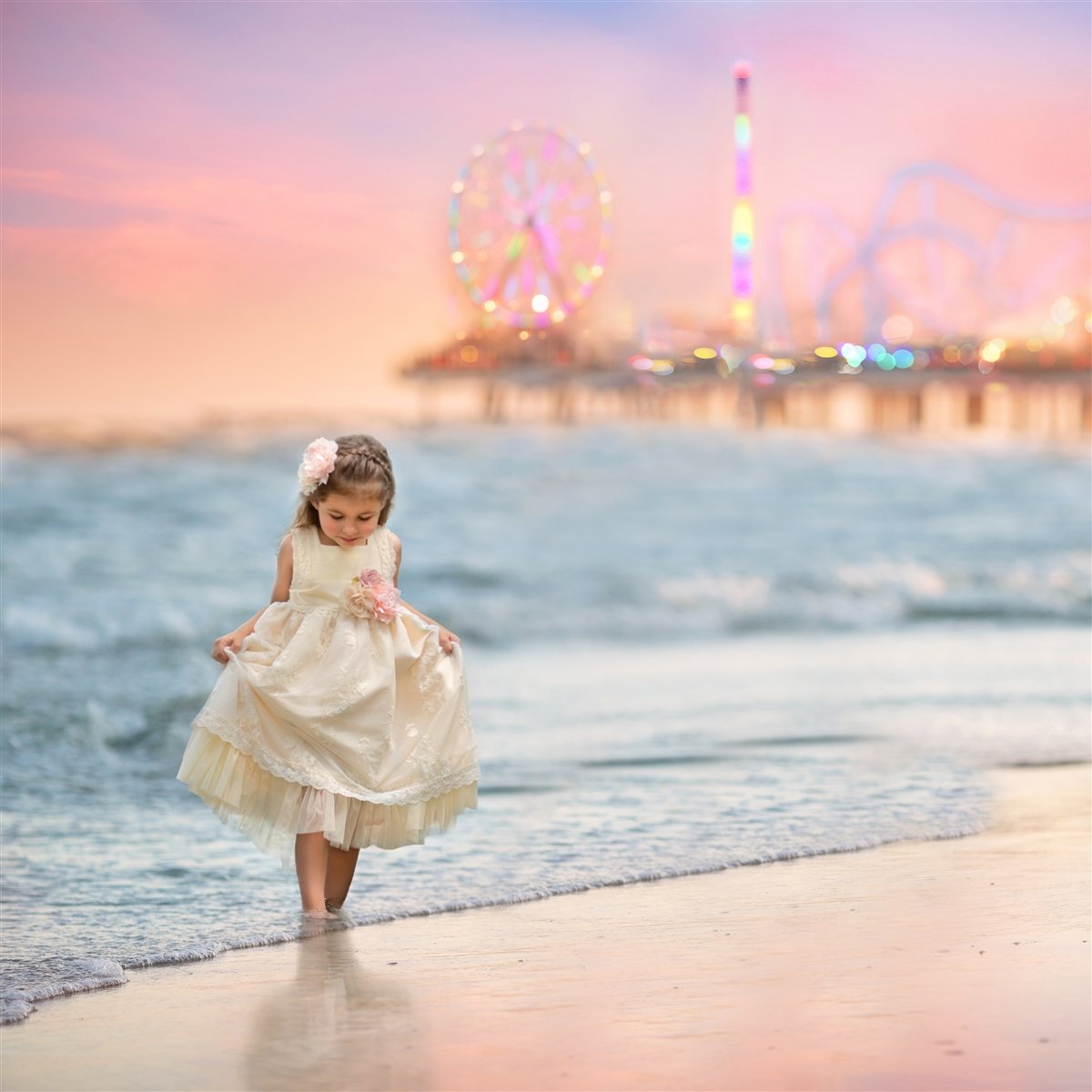 A stylish Dorothy Hi Lo Dress featuring a flowing design with a high-low hem, perfect for various occasions.