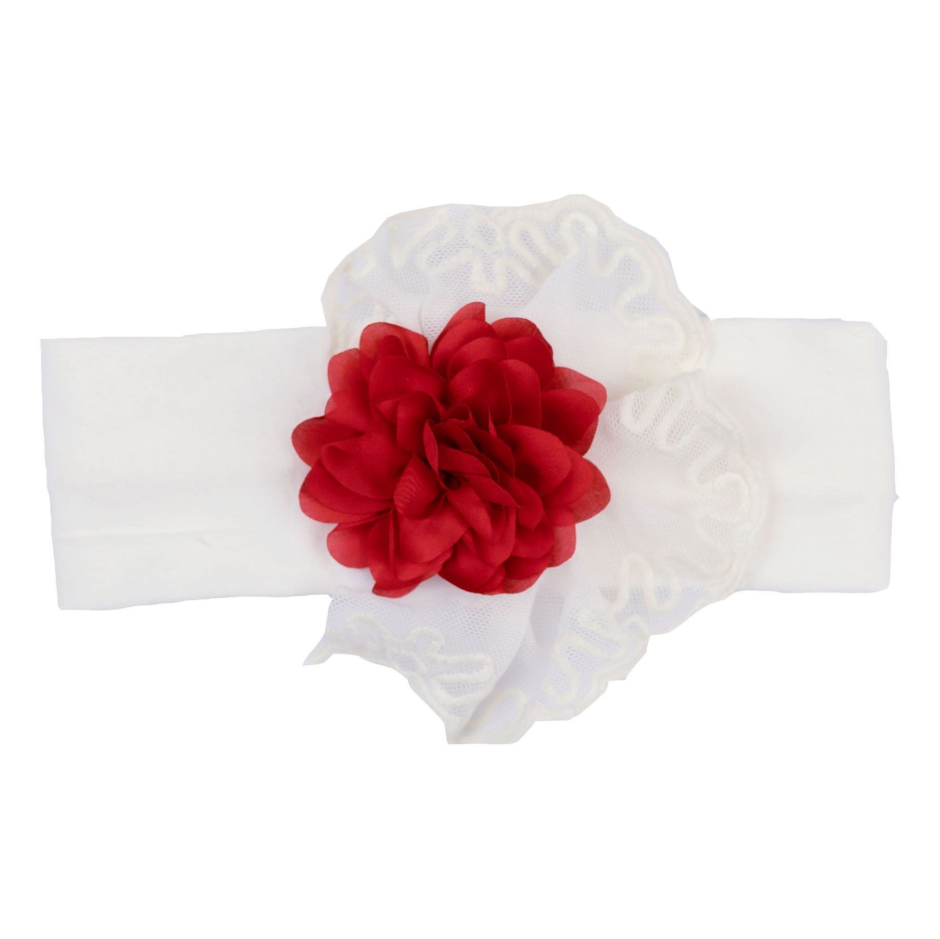 Ella's Bouquet Headband featuring a delicate floral design in vibrant colors, perfect for special occasions.