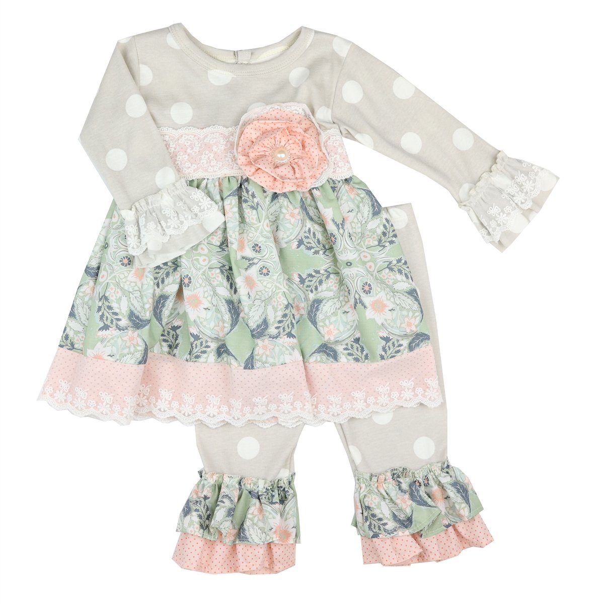 Colorful Polka Dreams Swing Set with vibrant polka dots, designed for children's outdoor play.