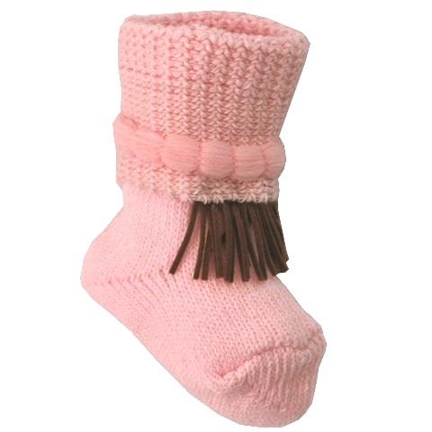 Rodeo Queen Newborn Girl Booties featuring a cute rodeo design, soft fabric, and vibrant colors, perfect for stylish little girls.