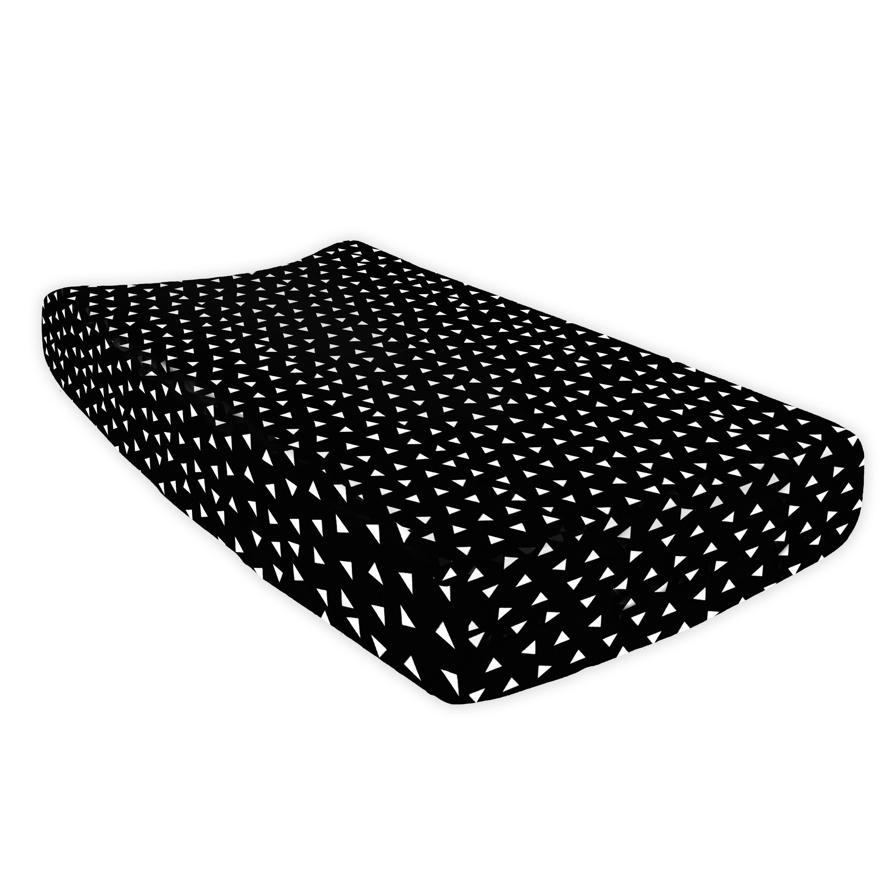 Kingsley Changing Pad Cover made of 100% cotton percale, designed to fit standard changing pads with a stylish pattern.