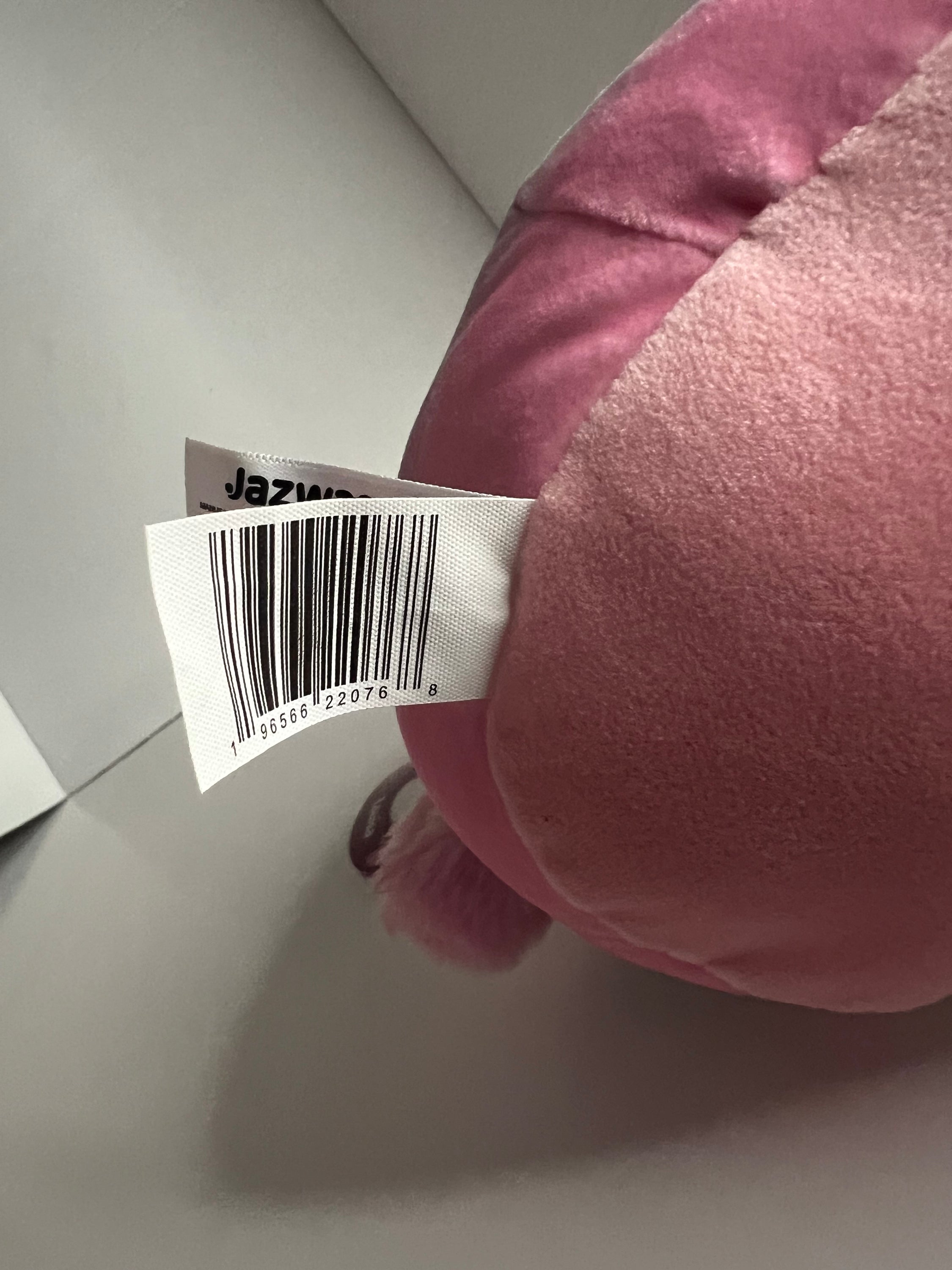 8-inch Louisa the Penguin Squishmallow with multicolor design, perfect for Valentine's Day gifting.