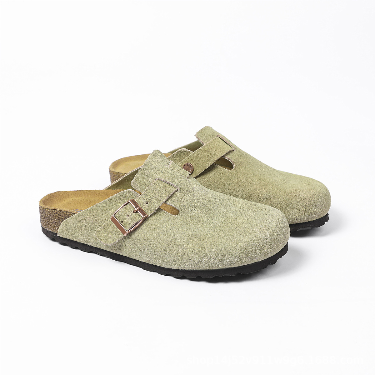 Main Boston Soft Footbed Suede Fashion Women's Slippers image