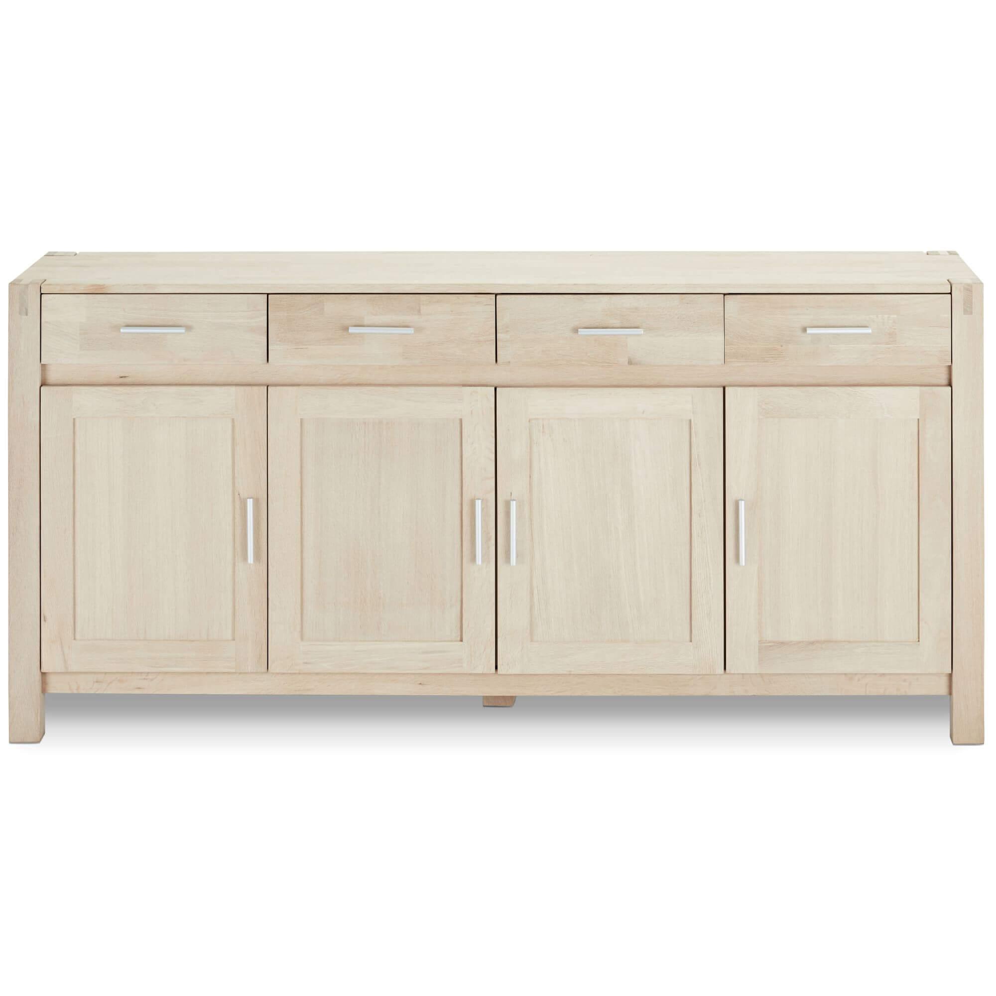 Texas Solid Oak 4-Door Sideboard showcasing its elegant design and natural wood finish.
