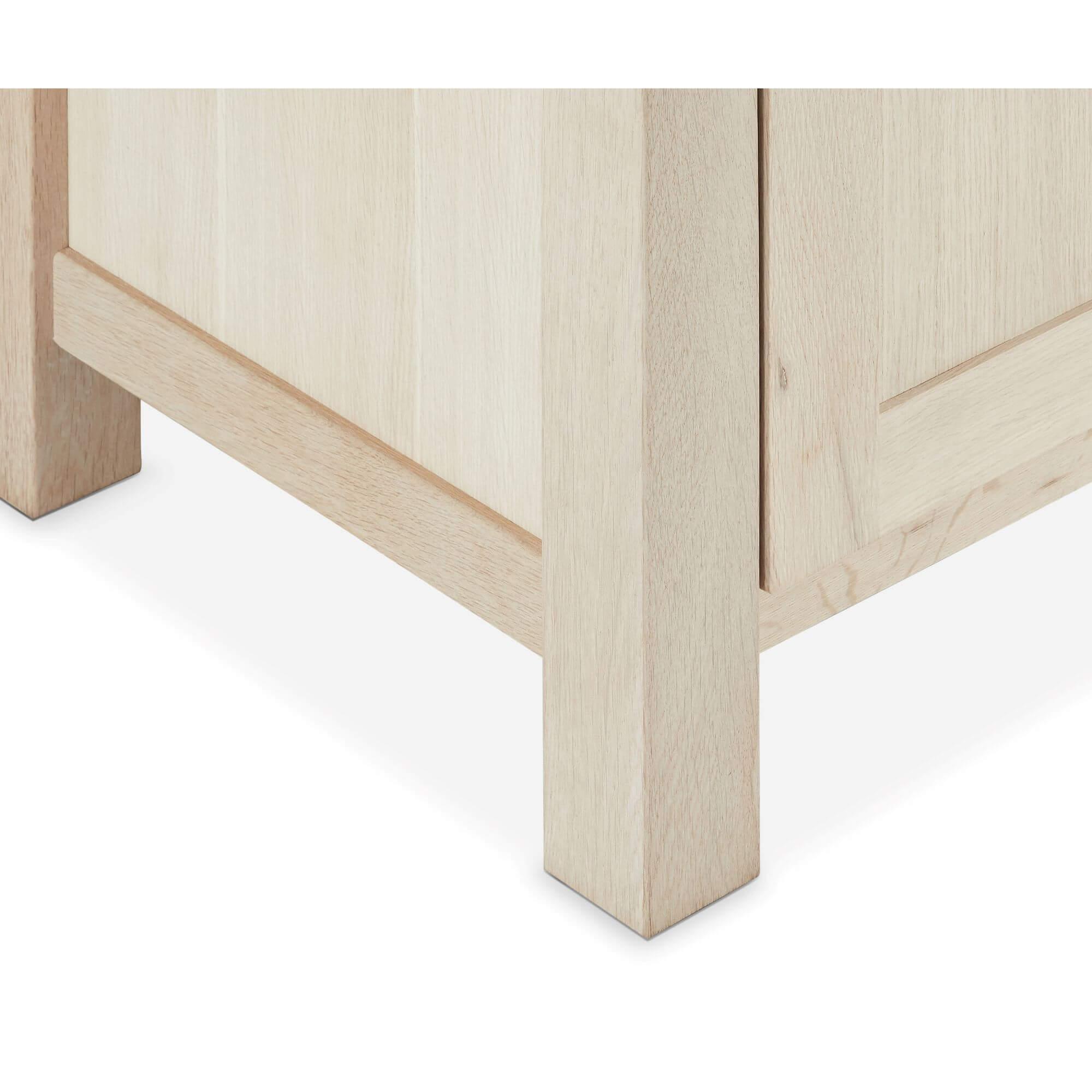 Texas Solid Oak 4-Door Sideboard showcasing its elegant design and natural wood finish.