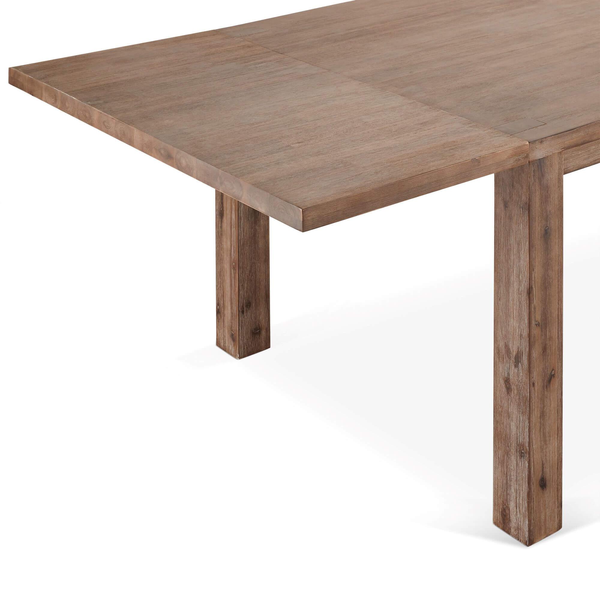 Rectangular Solid Acacia Extension Plate 100x50 cm Alaska, showcasing its elegant design and natural wood finish.