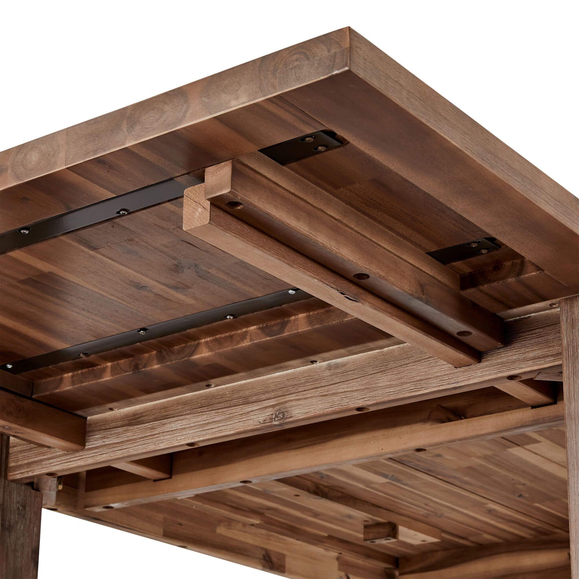 Rectangular Solid Acacia Extension Plate 90x50 cm Alaska, showcasing its elegant design and natural wood grain.