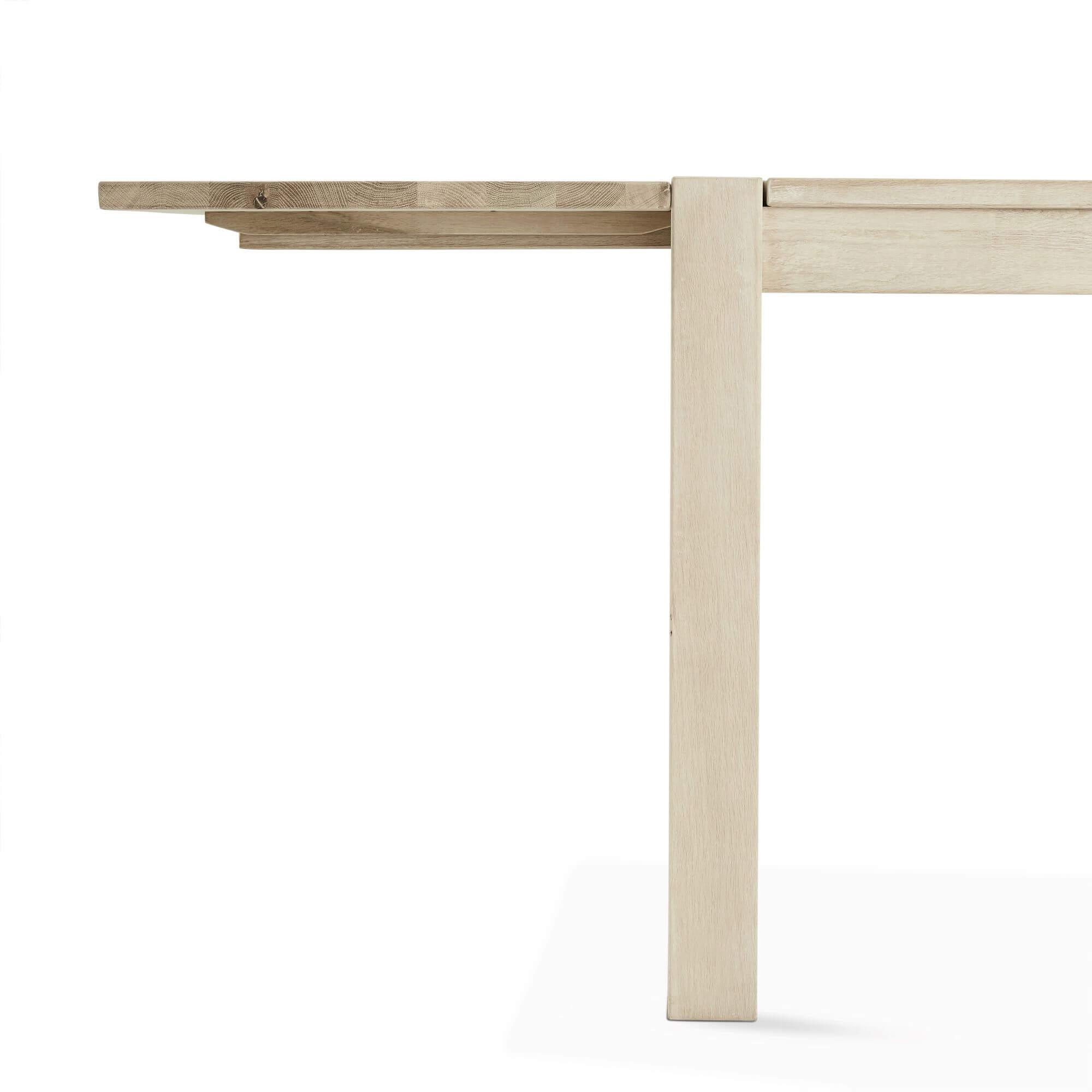 Rectangular Solid Oak Extension Plate 100x50 cm Texas, showcasing its elegant design and natural wood texture.