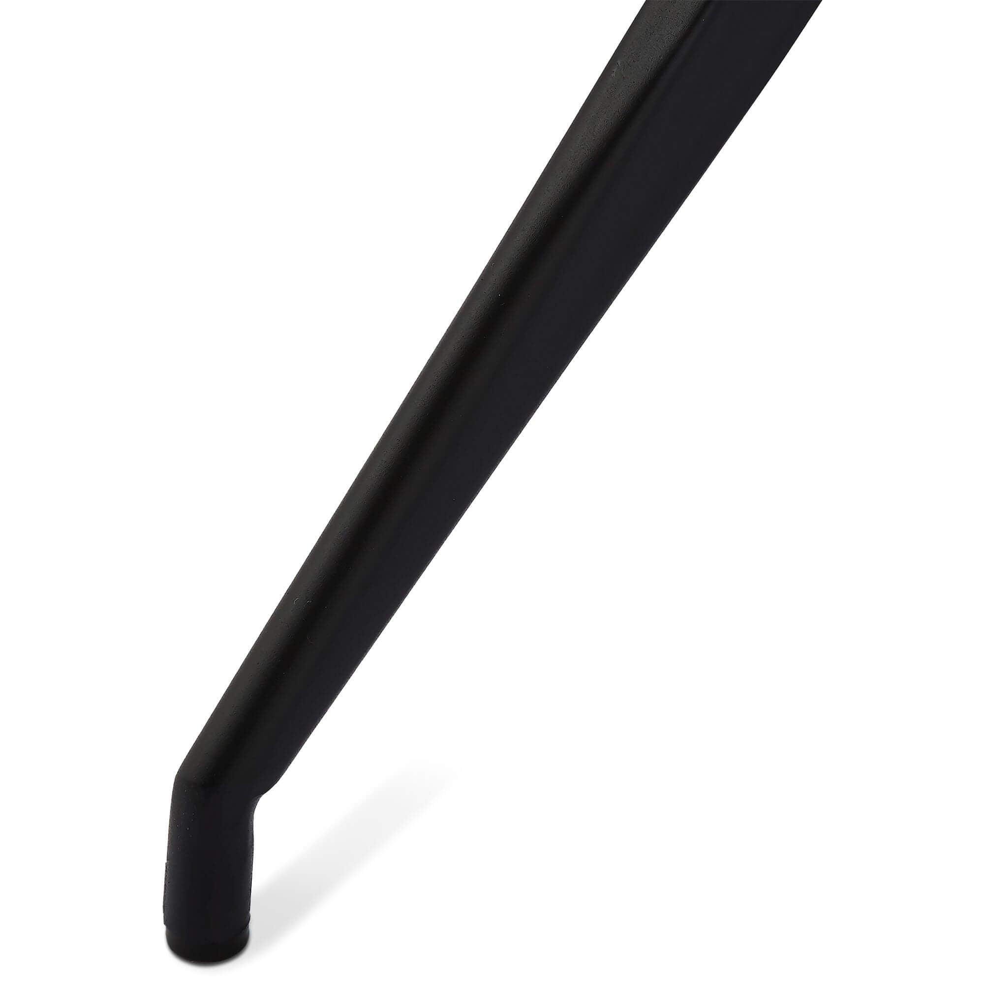 Set of 2 elegant dark brown dining chairs with soft foam cushioning and delicate stitching, perfect for modern interiors.