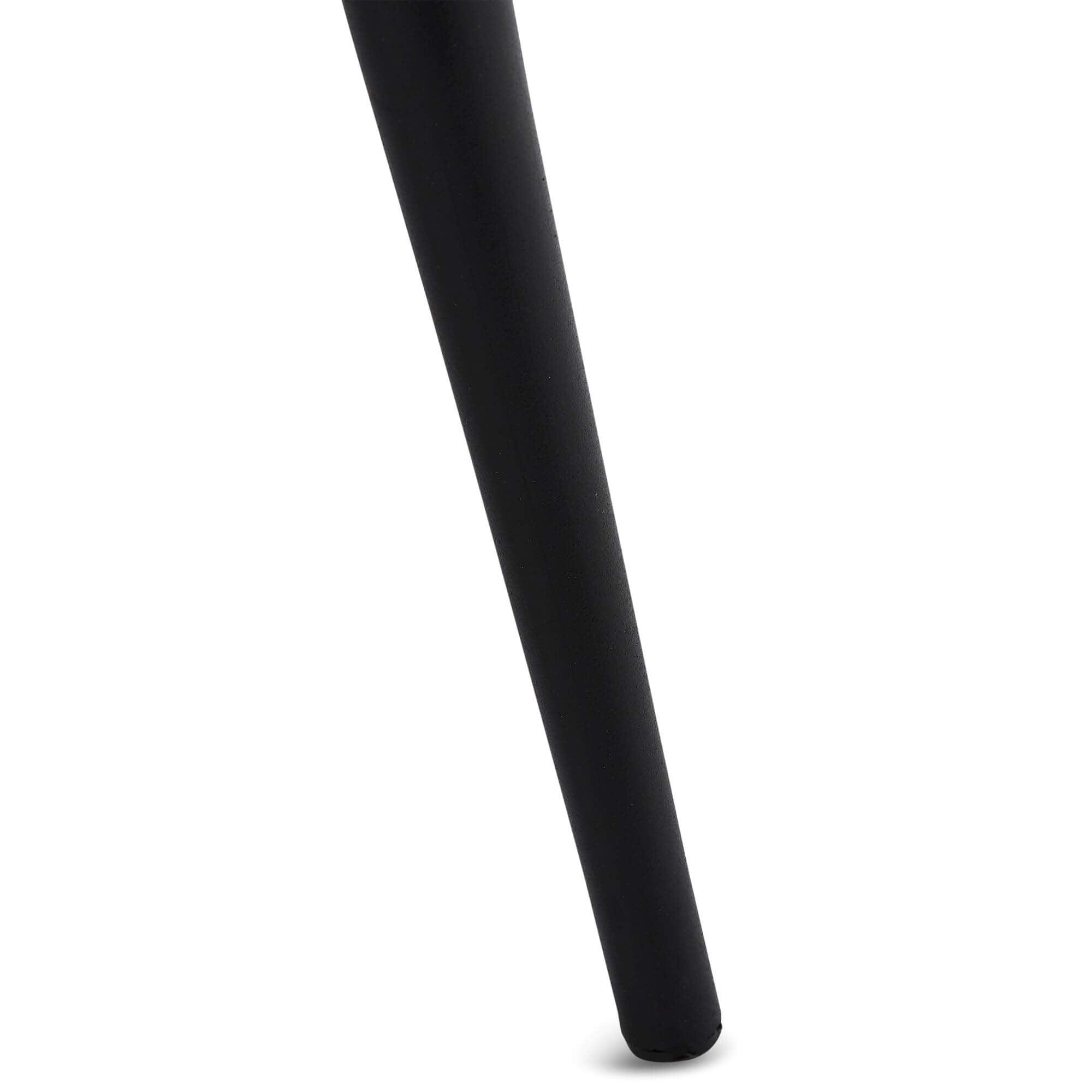 Set of 2 elegant dark brown dining chairs with soft foam cushions and decorative stitching, perfect for stylish dining spaces.