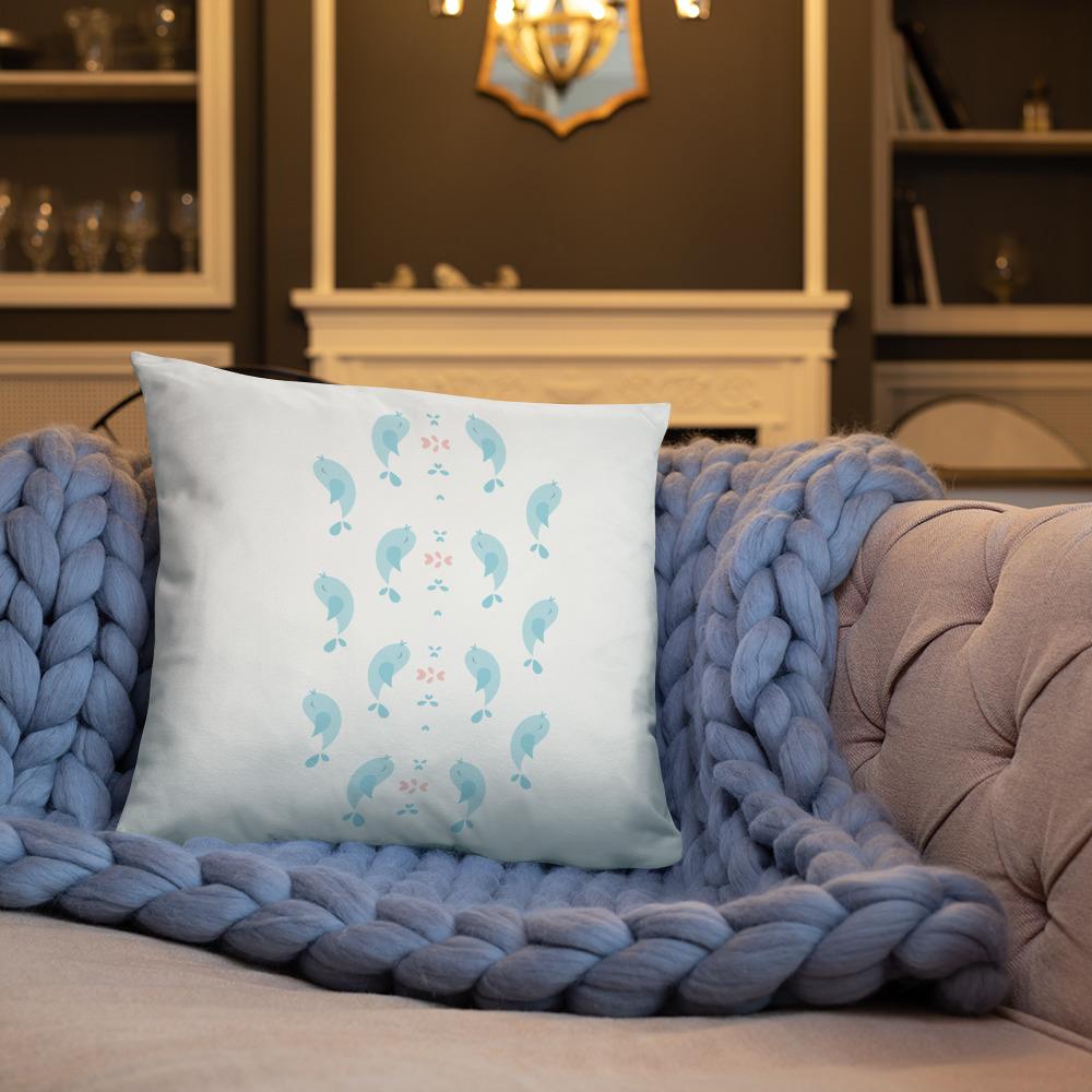 Big Sis Kids Pillow with Insert featuring a soft polyester case and hidden zipper, perfect for children's comfort.