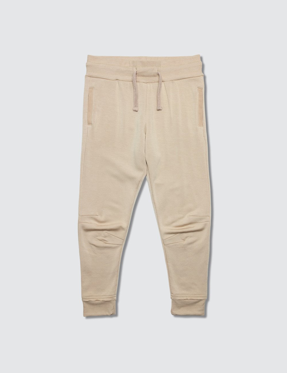 Bone Sweatpants for kids, made from recycled bamboo fabric, featuring a soft brushed finish and gender-neutral design.