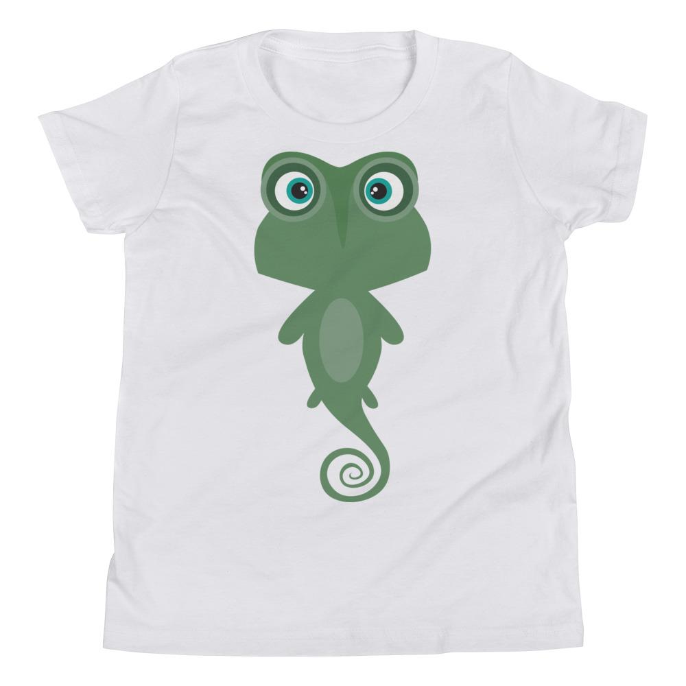 Iguana Kritter Kids T-Shirt in soft jersey cotton, featuring a relaxed unisex fit and available in various sizes.