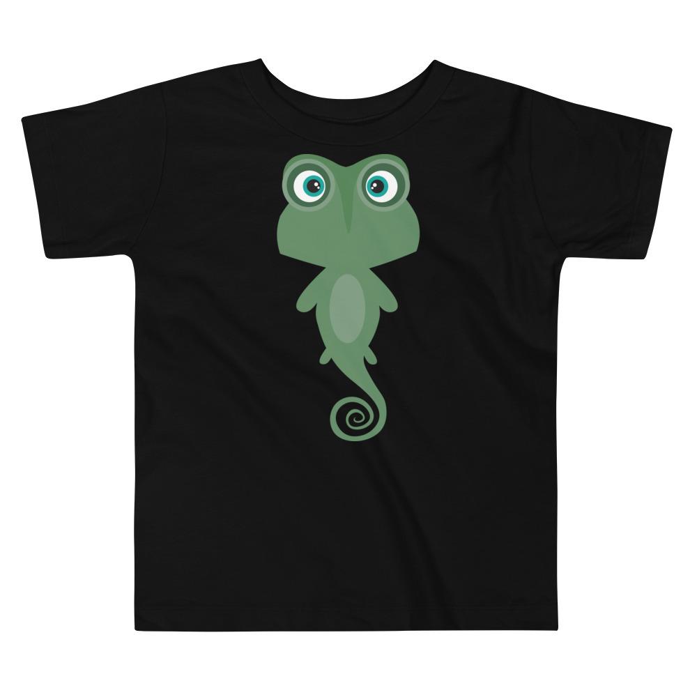 Iguana Kritter Toddler T-shirt in vibrant colors featuring a cute iguana design, made from 100% cotton for comfort.