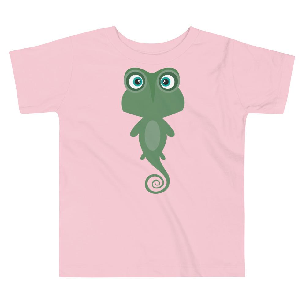 Iguana Kritter Toddler T-shirt in vibrant colors featuring a cute iguana design, made from 100% cotton for comfort.