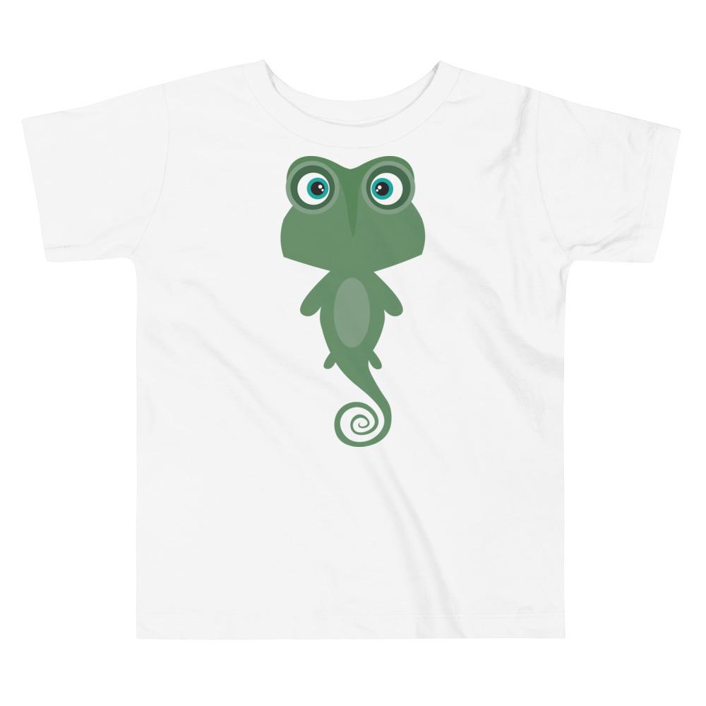 Iguana Kritter Toddler T-shirt in vibrant colors featuring a cute iguana design, made from 100% cotton for comfort.