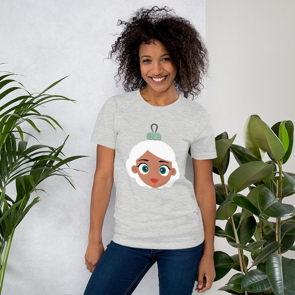 Kritter Christmas Mrs Claus Ornament Adult Unisex T-Shirt featuring festive design and comfortable fit.