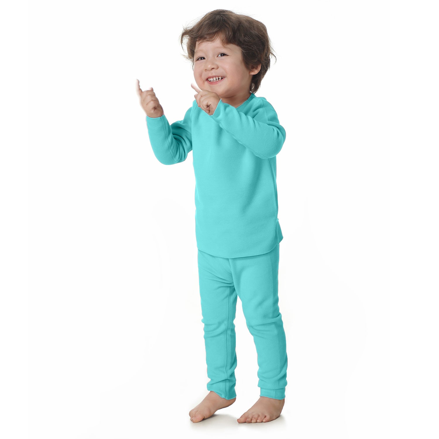 The Ultimate Thermals Base Layer Set for toddlers, featuring soft fabric, adorable designs, and advanced moisture-wicking and antimicrobial properties.