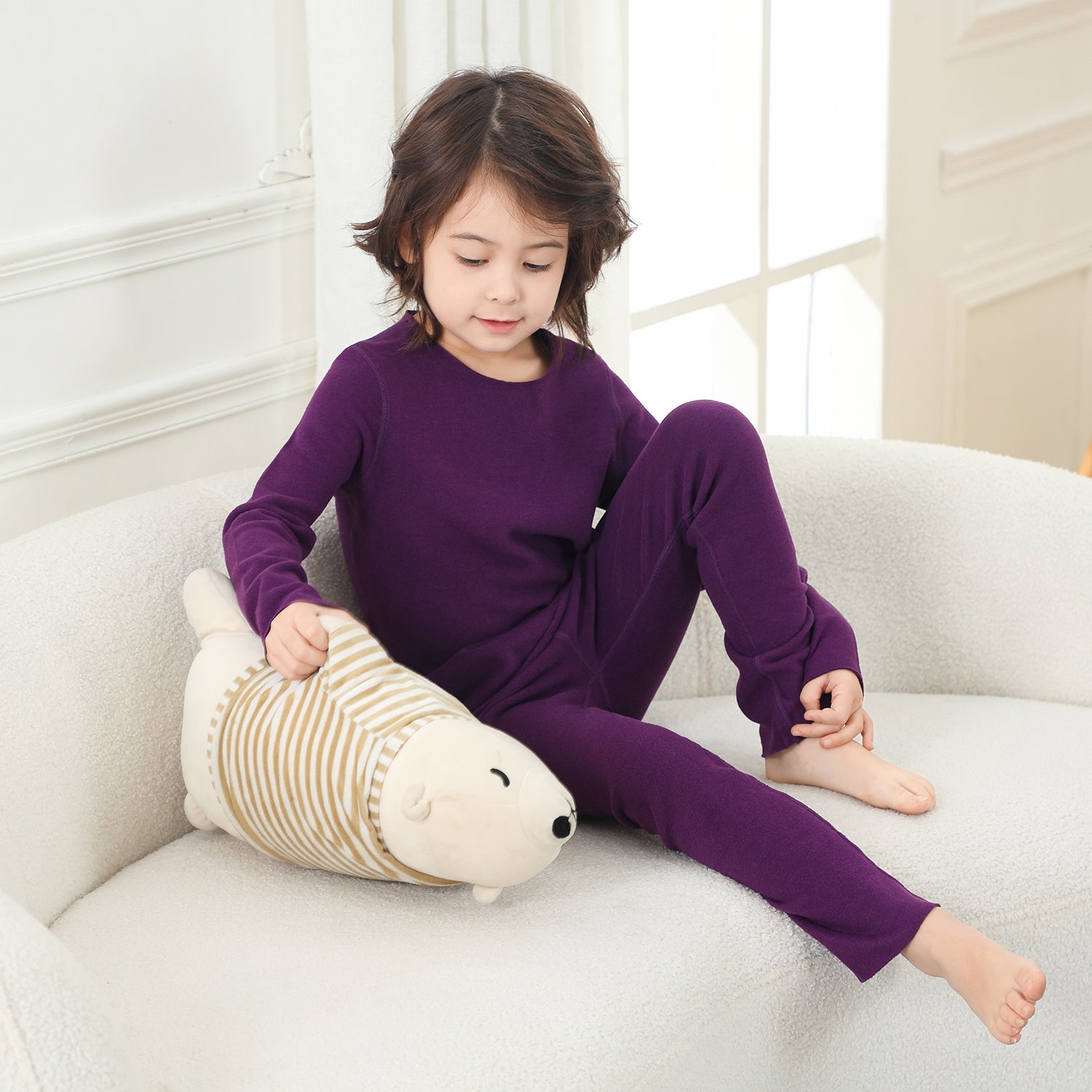 The Ultimate Thermals Base Layer Set for toddlers, featuring soft fabric, adorable designs, and advanced moisture-wicking and antimicrobial properties.