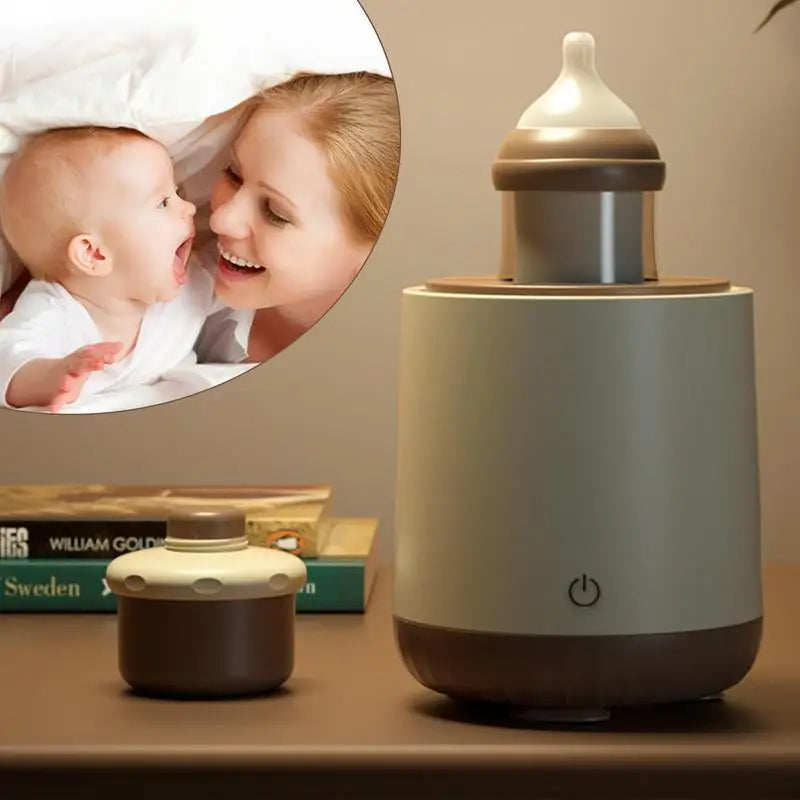 Electric Milk Shaker USB Rechargeable Baby Milk Powder Mixing Rod in a modern kitchen setting, showcasing its sleek design and functionality.