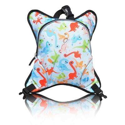 Obersee Travel Baby Bottle Cooler Bag in various colors, featuring adjustable straps, exterior pocket, and insulated interior for keeping baby bottles cool.