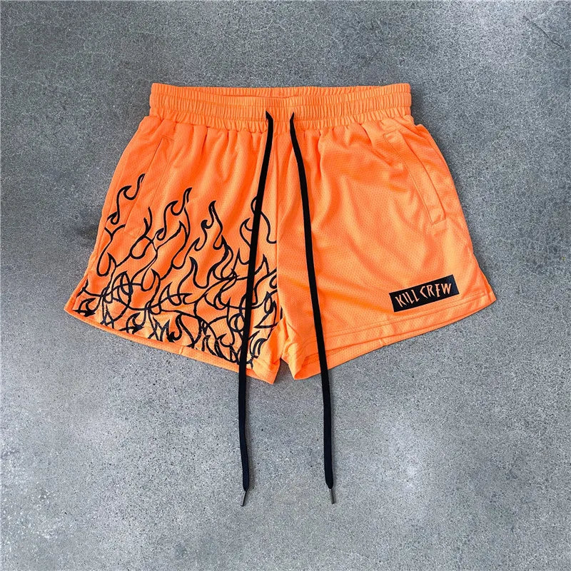 Flamez men Beach shorts featuring a vibrant print, perfect for summer activities and casual outings.