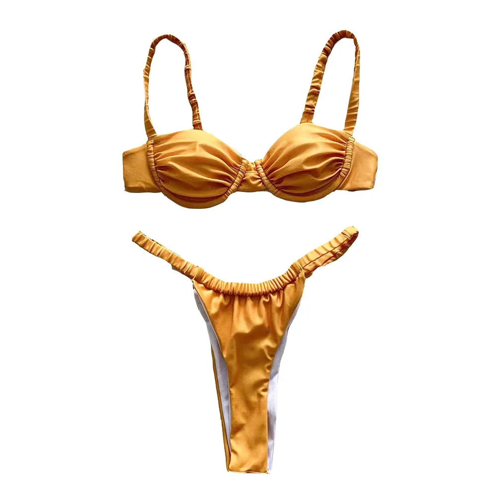 Main Golden Girl two piece swimsuit image