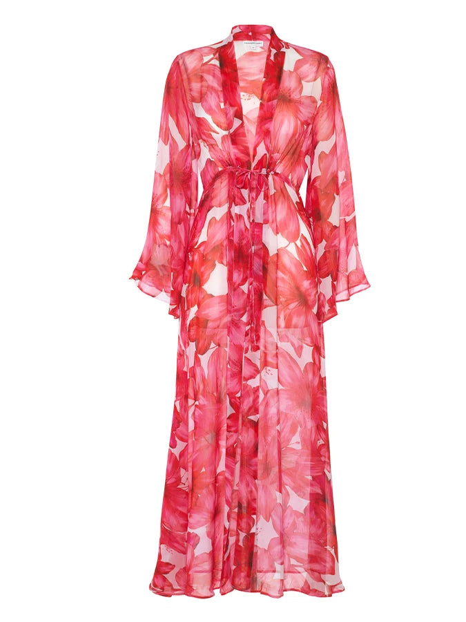 Summa vibe Girlie three piece swimsuit featuring vibrant print pattern, made from SPANDEX and POLYESTER for comfort and style.