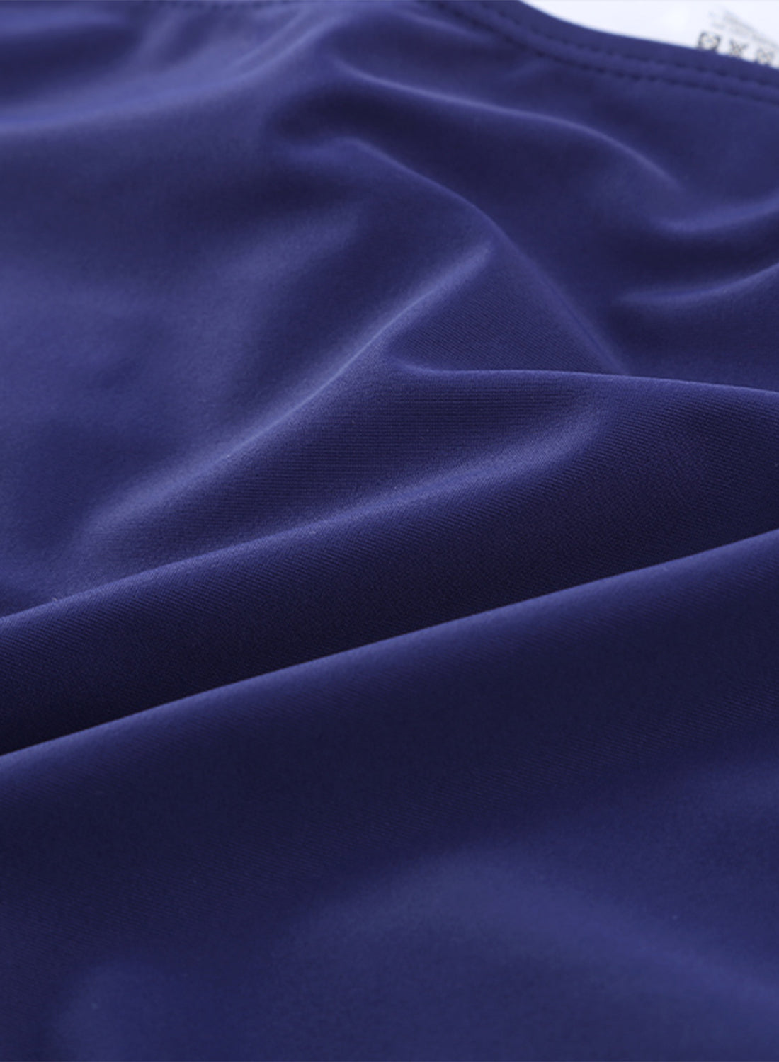 Women's blue swim bottoms featuring hollow-out sides and high waist design, perfect for summer beachwear.