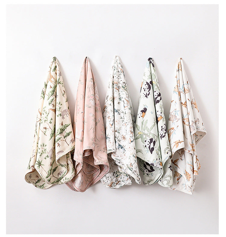 Arrival Baby Blanket featuring a colorful cartoon design, made from pure cotton, suitable for babies and kids.