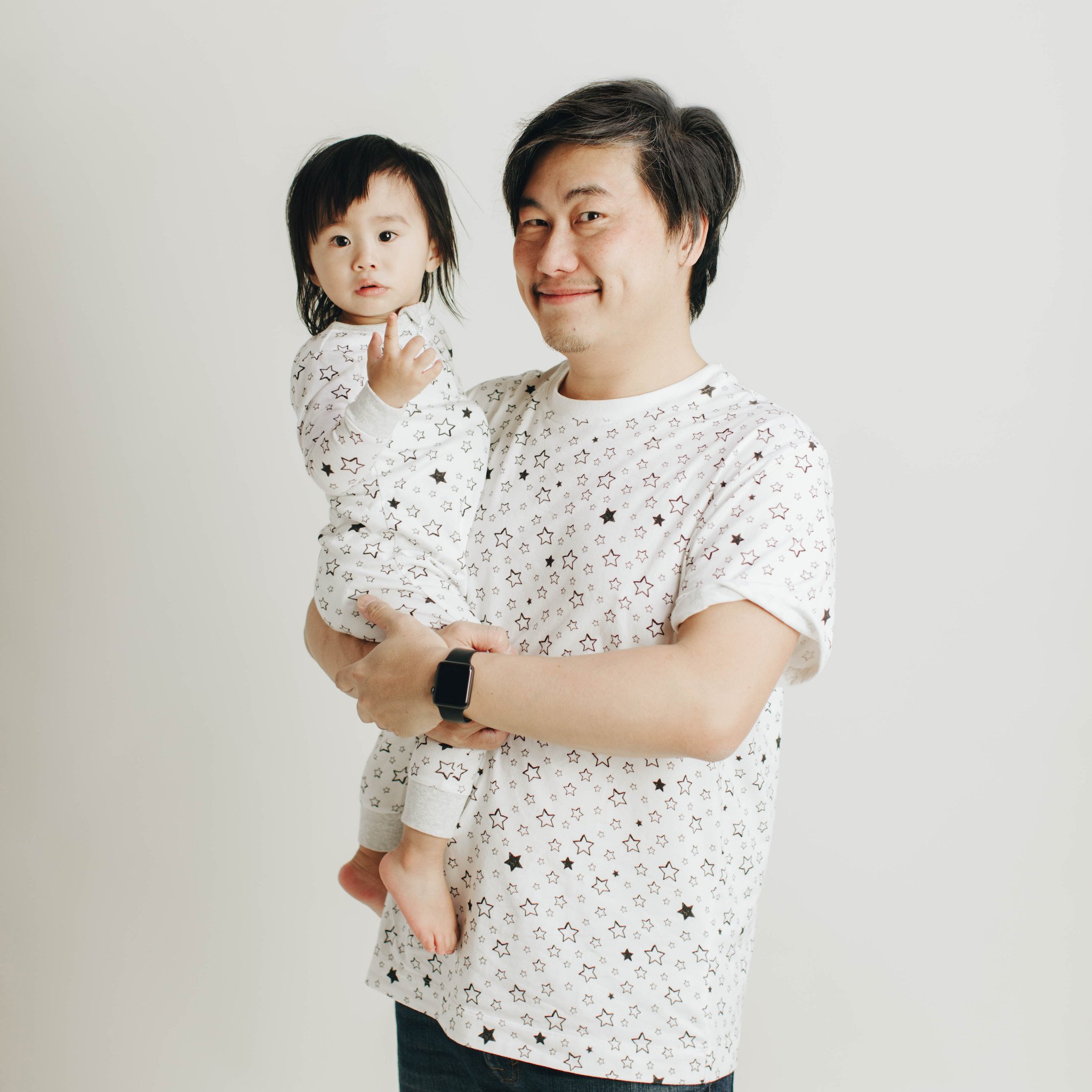 Asher tee in Starry featuring short sleeves and crew neck, made from premium cotton with added stretch.