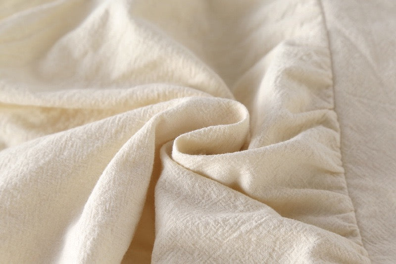 Baby Bow Patched Design Long Sleeve Onesies in white, featuring a delicate bow and soft cotton fabric, perfect for baby girls.