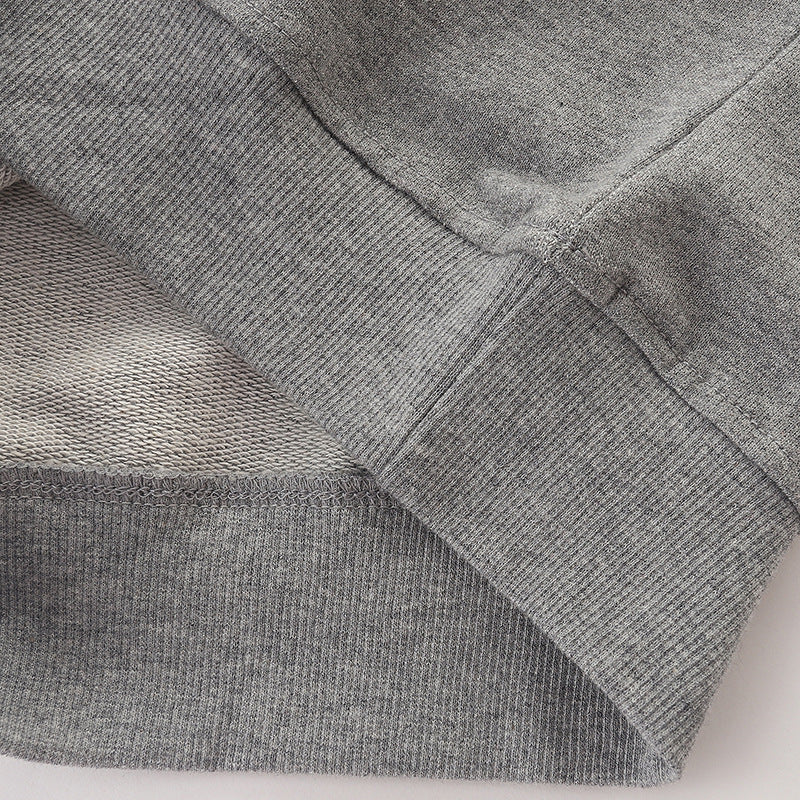 A cozy grey hoodie for baby boys featuring a playful cat excavator print, perfect for little construction enthusiasts.