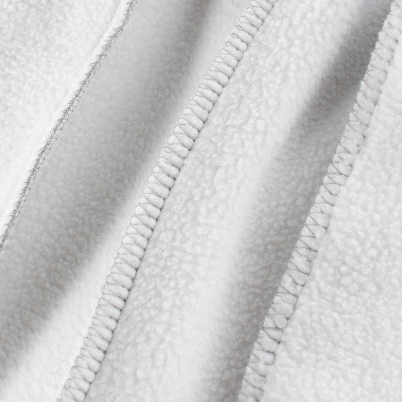 Baby boy fleece trousers in navy blue and grey striped design, perfect for spring and autumn wear.