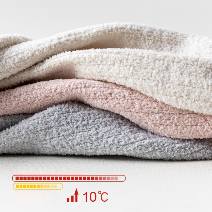 Baby Cartoon Pattern Coral Fleece Mid-Tube Socks in various colors with cute designs, perfect for keeping little feet warm.