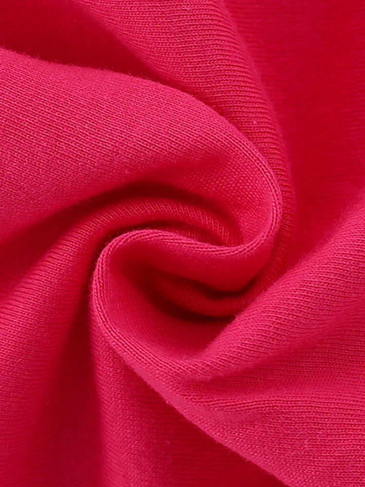 Baby girl cotton top shirt featuring a colorful cartoon print in pink and orange, perfect for casual wear.