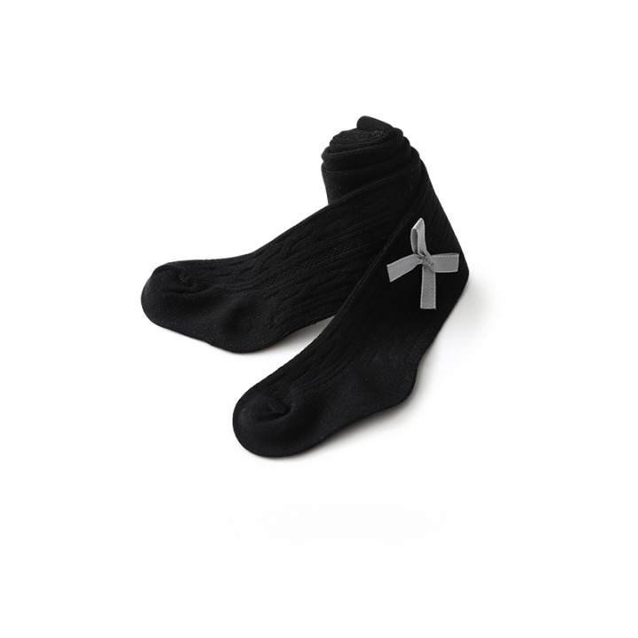 A pair of Baby Girl Solid Color Covered Leggings in various colors, showcasing their soft cotton material and elastic waistband.