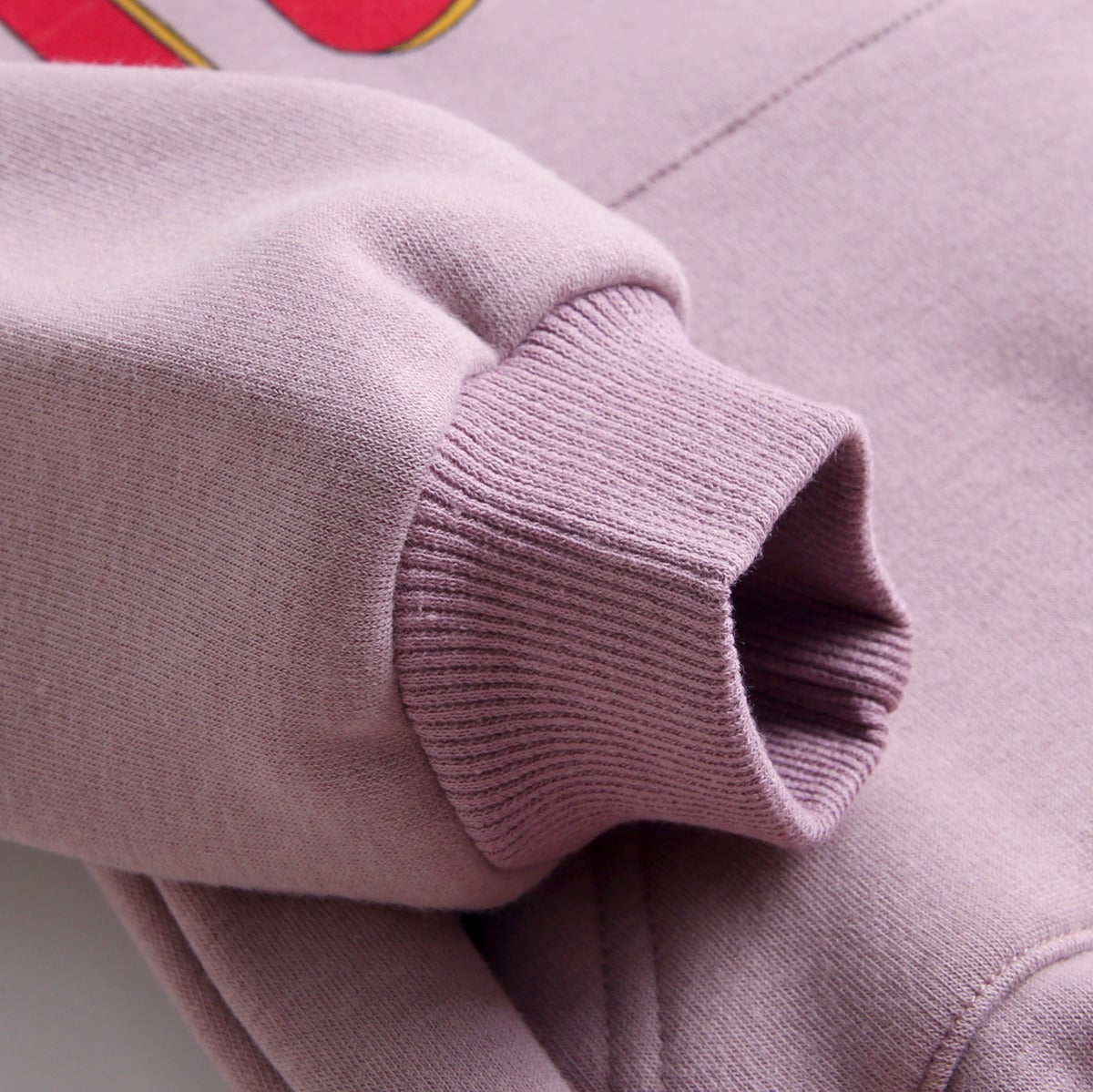 Thickened cotton onesies for babies featuring a cute letter print pattern in purple and grey colors, suitable for both genders.