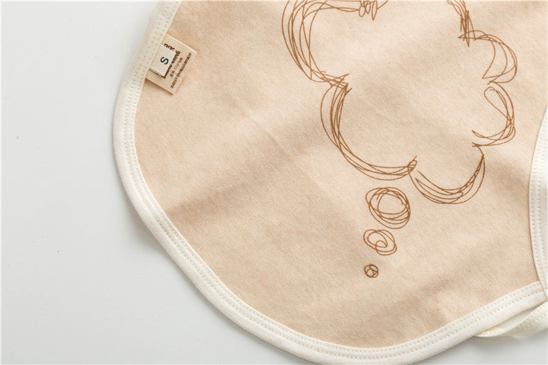 Baby Printed Pattern Belt Design Thin Apron in various colors with fun animal and fruit patterns, perfect for summer wear.