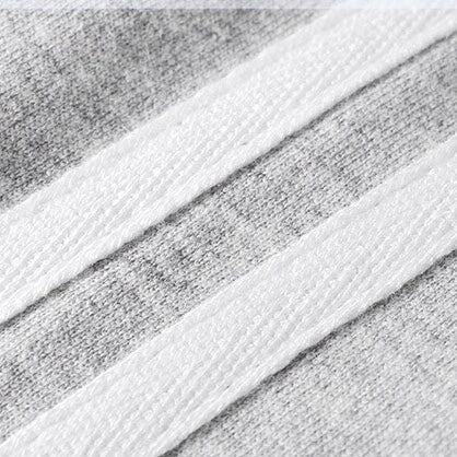 A cozy baby coat featuring a side striped pattern and zipper front design, perfect for winter wear, available in multiple colors.