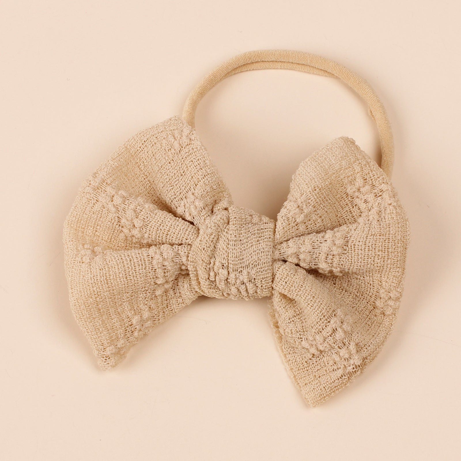 Baby Simple Style Bow Tie Hair Tape in various colors, showcasing its cute design and soft cotton material.