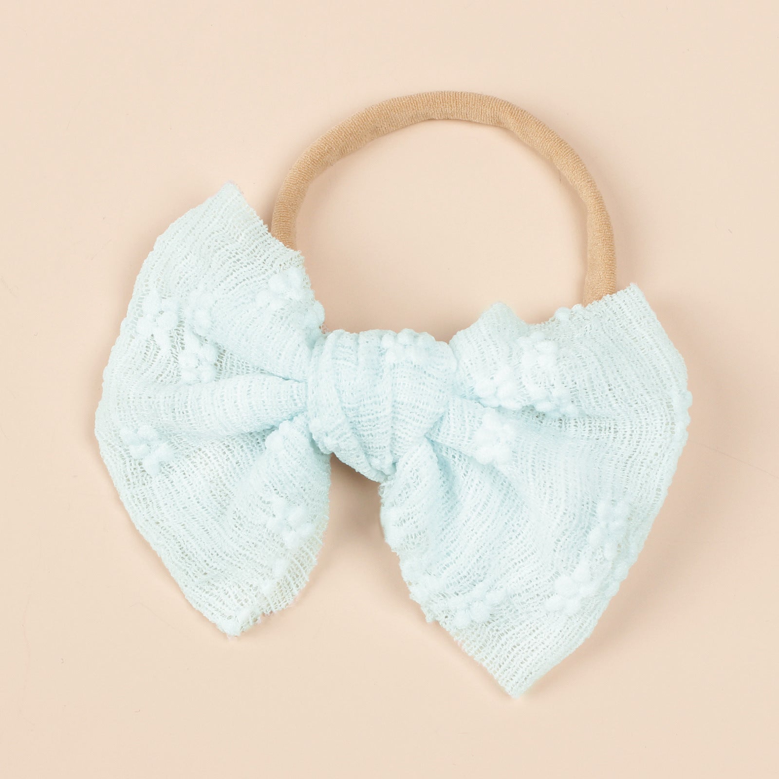 Baby Simple Style Bow Tie Hair Tape in various colors, showcasing its cute design and soft cotton material.