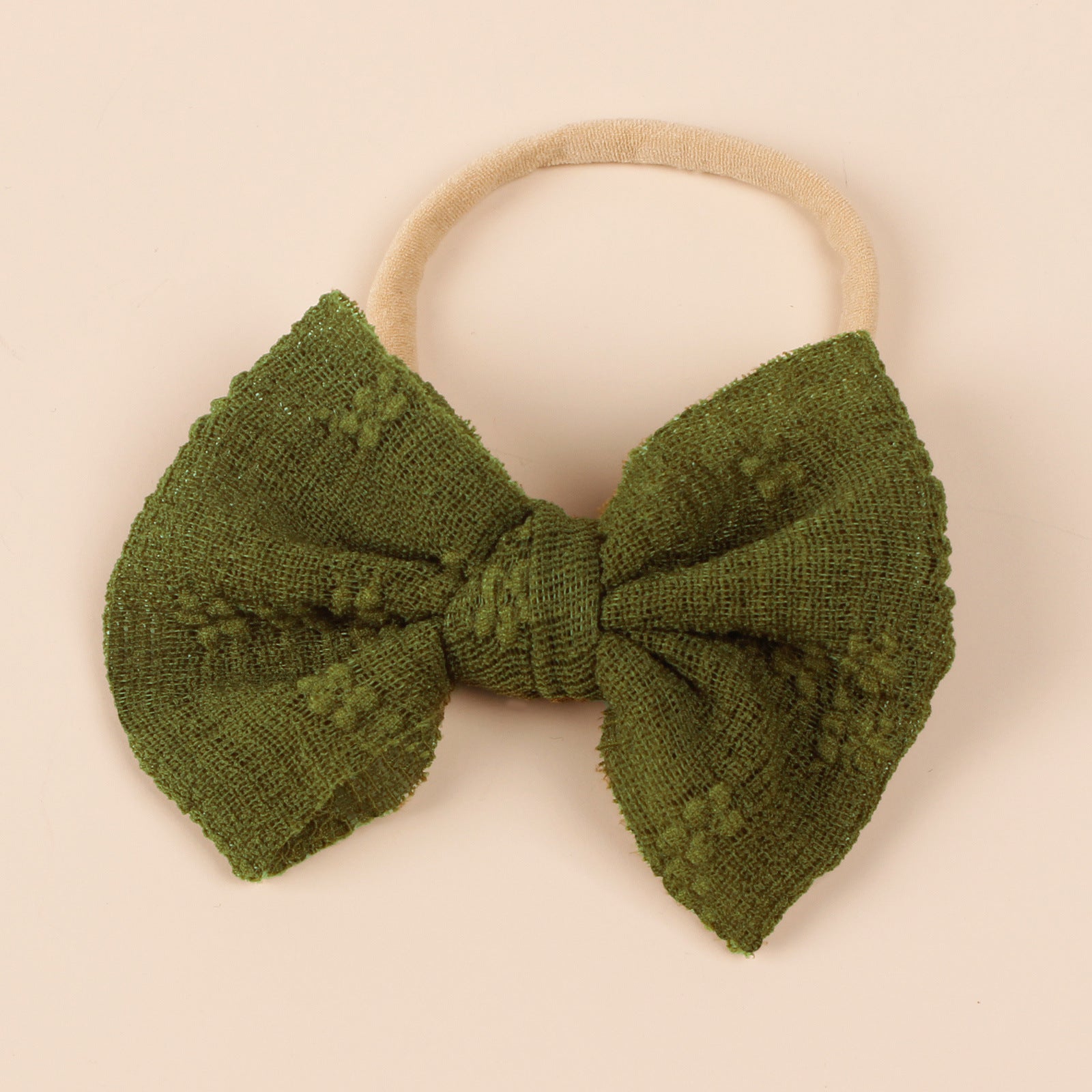 Baby Simple Style Bow Tie Hair Tape in various colors, showcasing its cute design and soft cotton material.
