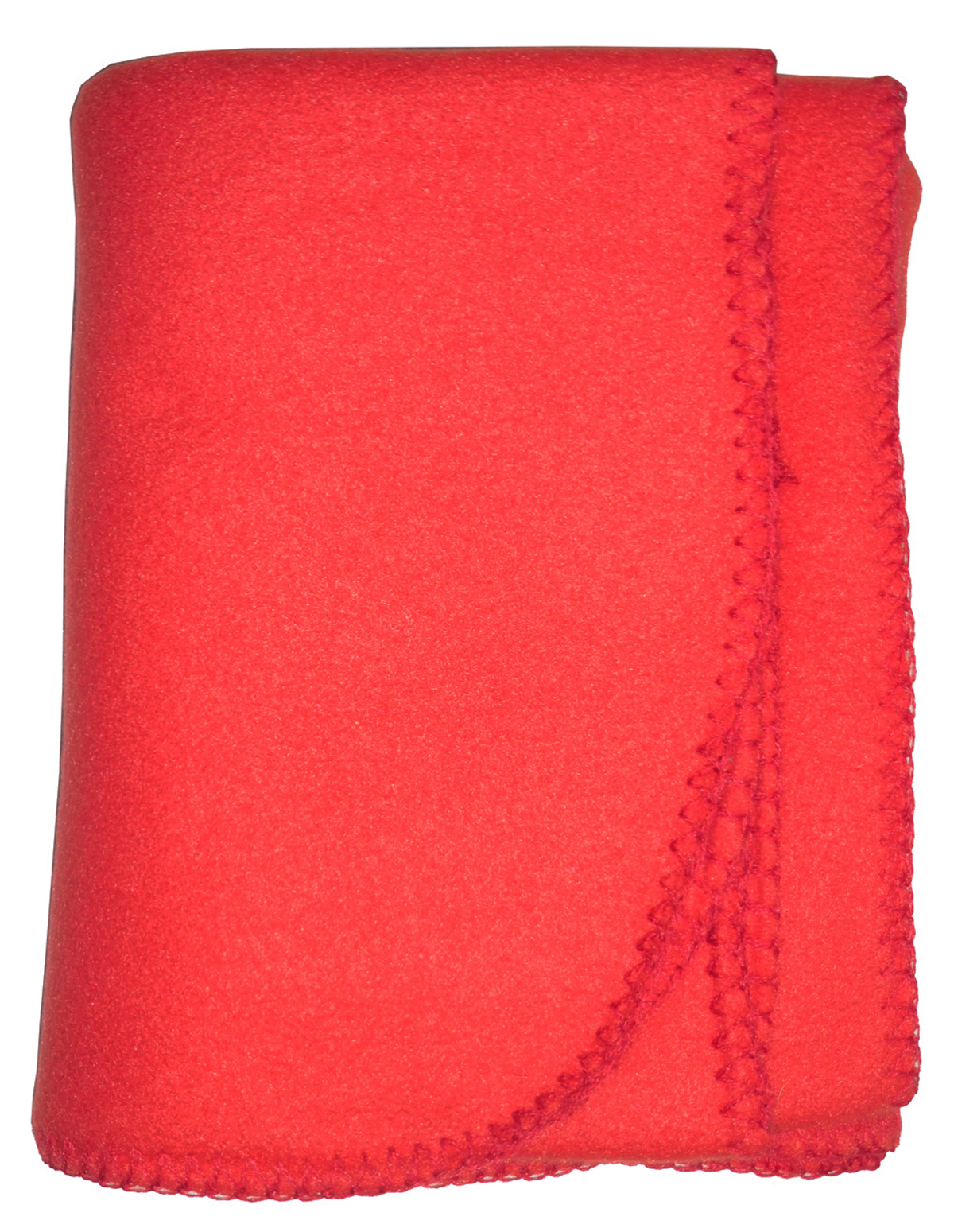 Bambini Red Polarfleece Blanket, soft cotton flannel, perfect for keeping babies warm during outdoor activities.