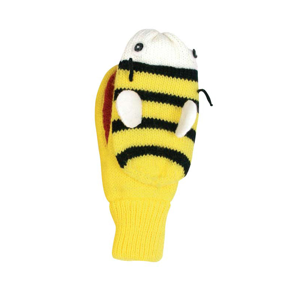 A pair of durable bee gloves designed for beekeeping, featuring a textured grip and elastic cuffs for a secure fit.