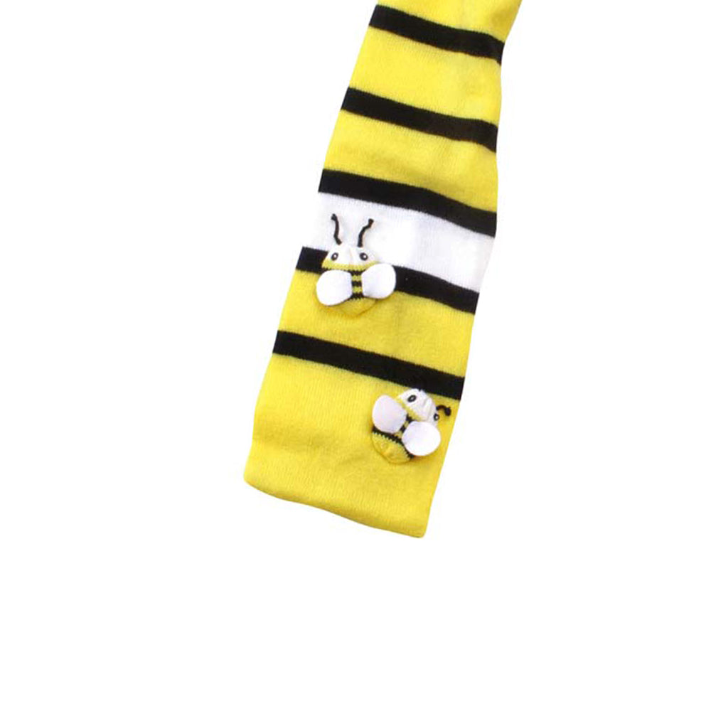 A stylish Bee Scarf featuring a vibrant bee pattern, perfect for accessorizing any outfit.